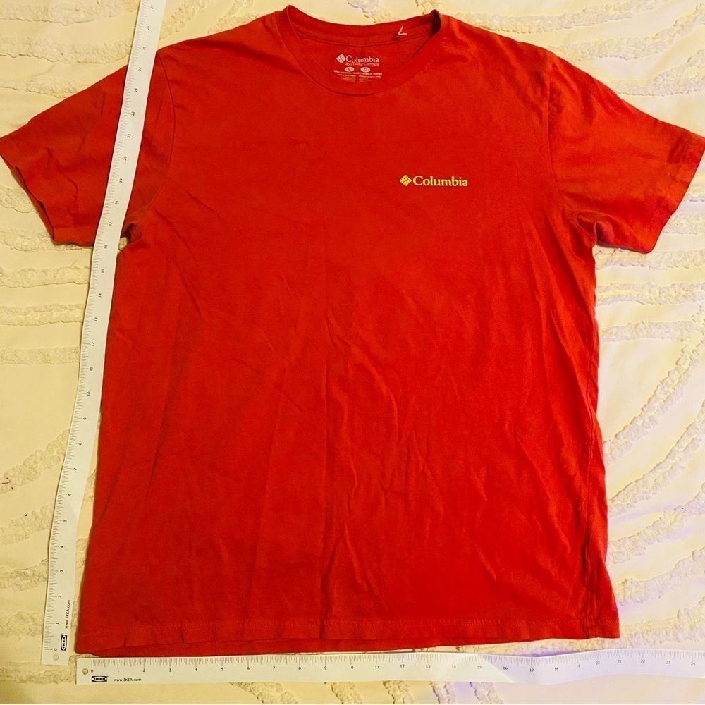 Columbia Men's Red T-Shirt Large everglades